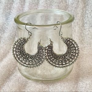 NEW “Moroccan Style Hoop Disc Earrings”